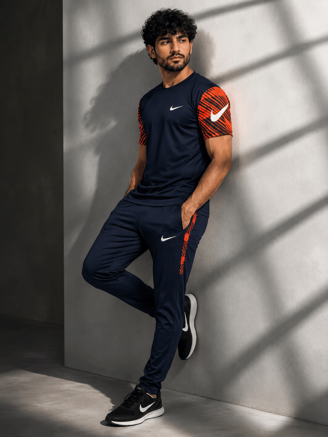 Navy Blue Tracksuit | Sublimation Print Interlock | Export Quality