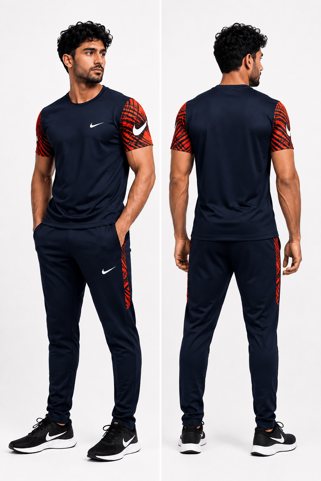 Navy Blue Tracksuit | Sublimation Print Interlock | Export Quality