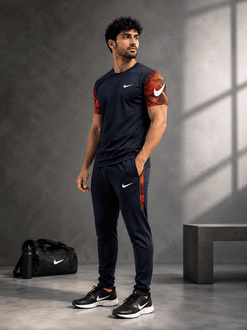 Navy Blue Tracksuit | Sublimation Print Interlock | Export Quality