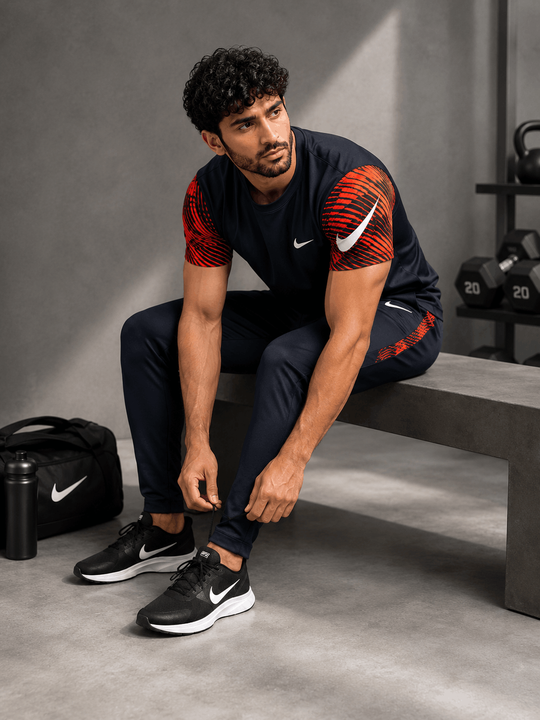 Navy Blue Tracksuit | Sublimation Print Interlock | Export Quality