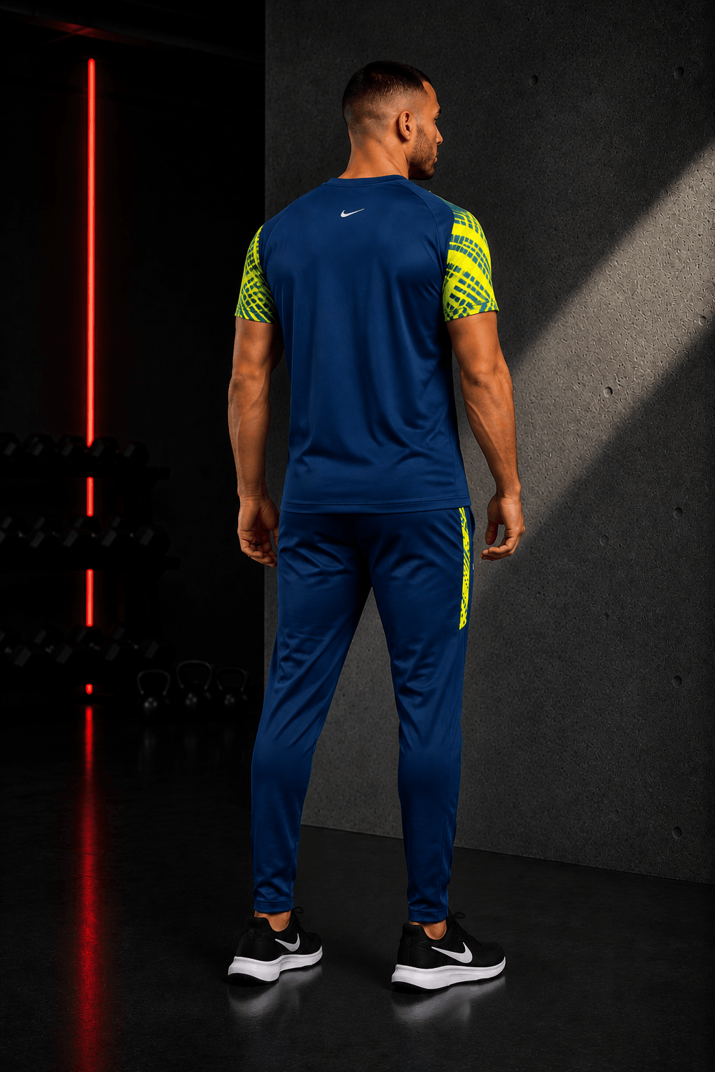 Zinc Tracksuit | Neon Yellow Sublimation Print | Premium Interlock