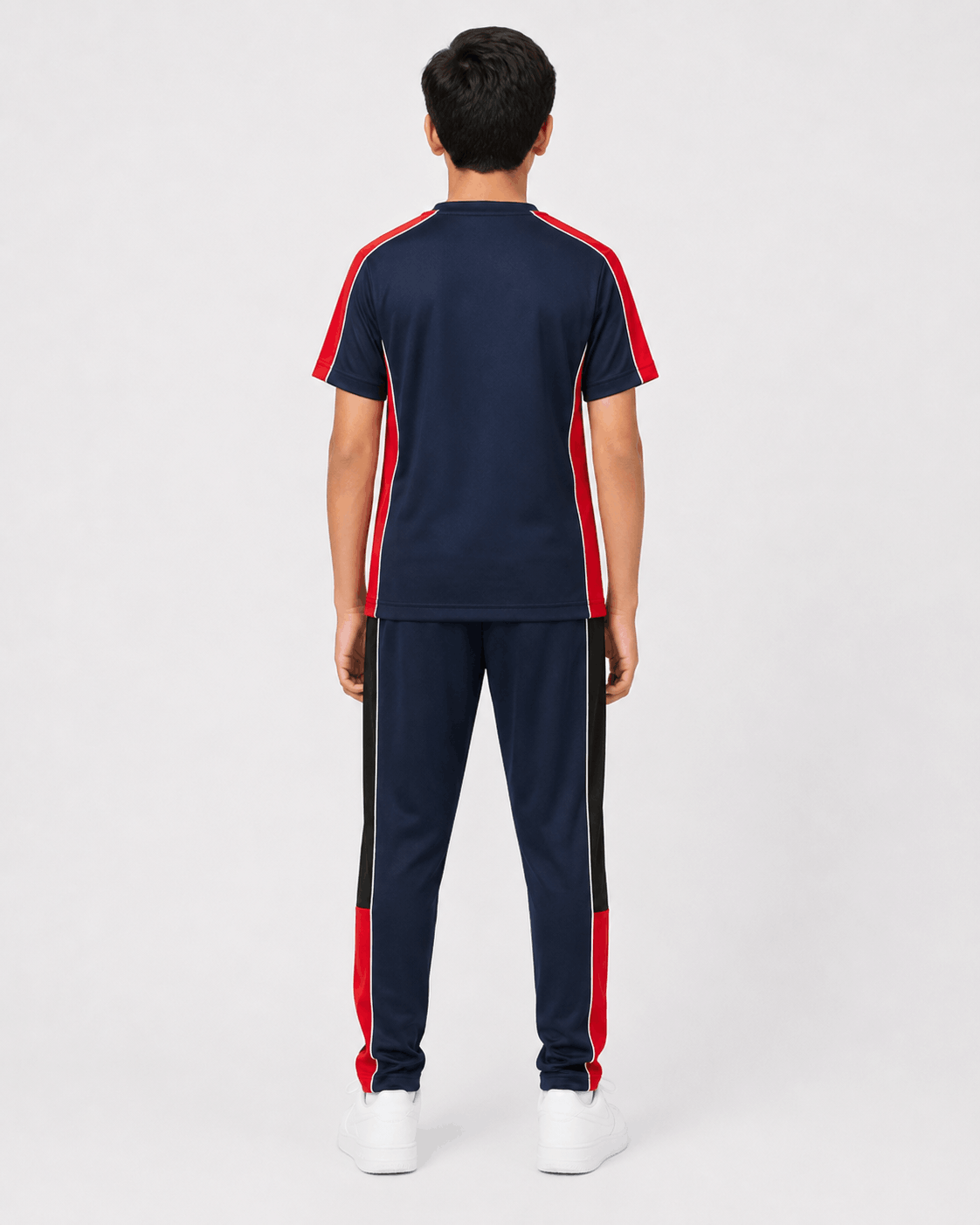 Navy Blue Interlock Sports Tracksuit for Kids