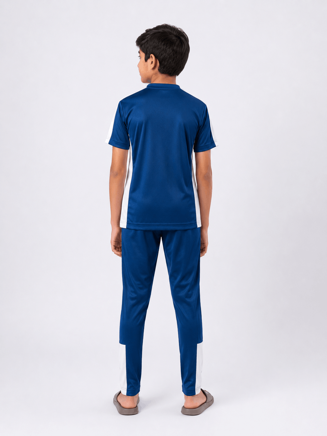 Blue Interlock Sports Tracksuit for Kids