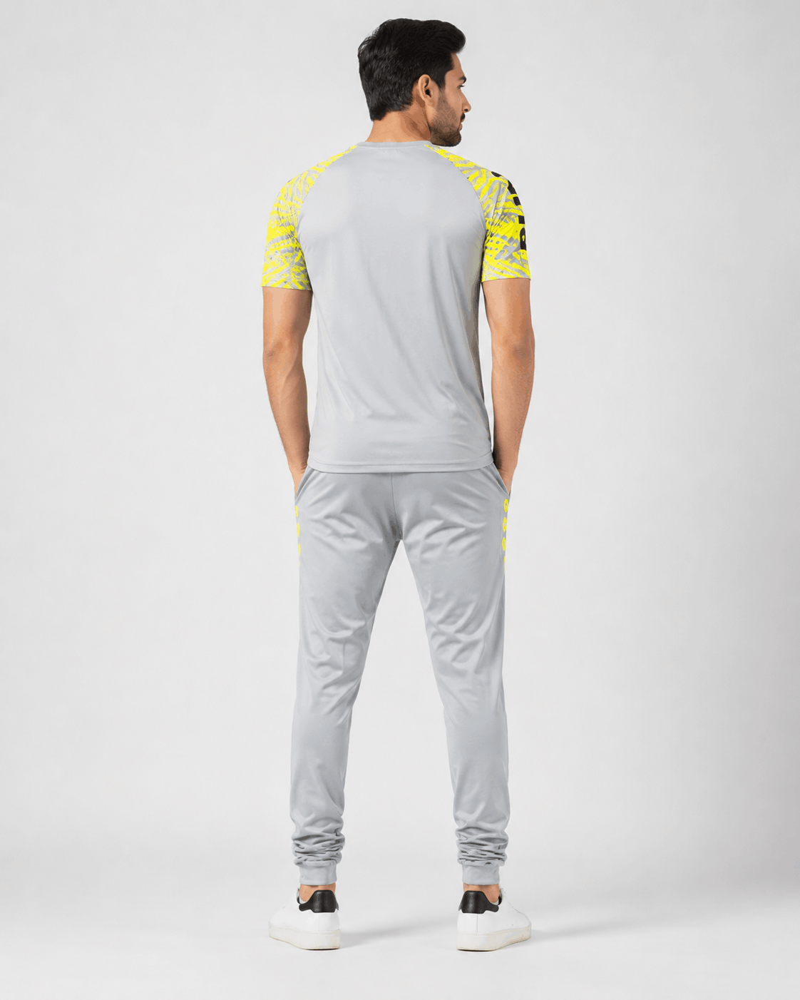 Men's Grey Dry Fit Tracksuit Set