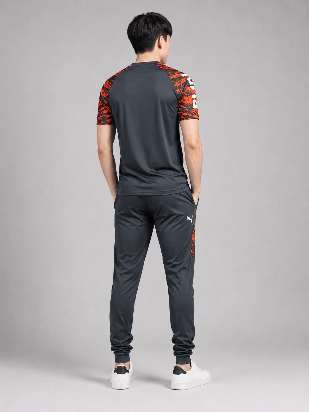 Men's Black Dry Fit Tracksuit Set