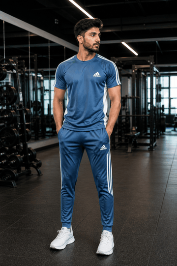 Zinc White Dry Fit Tracksuit