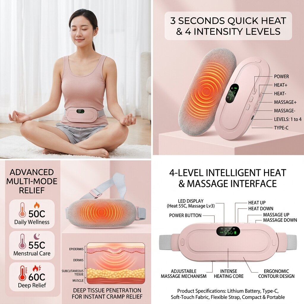 Period Cramp Relief Belt