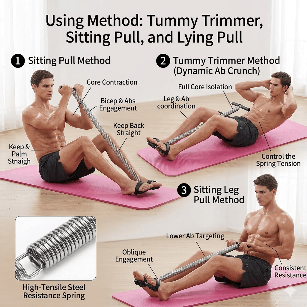 Single Spring Tummy Trimmer