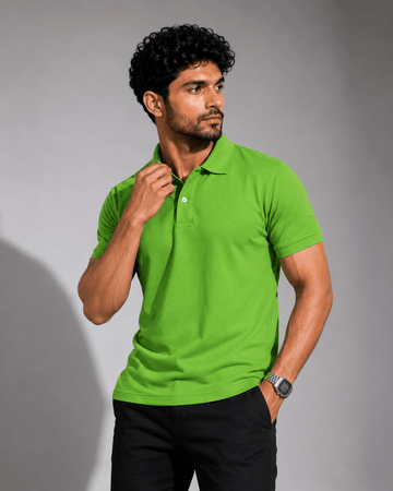 Men's Parrot Green Polo
