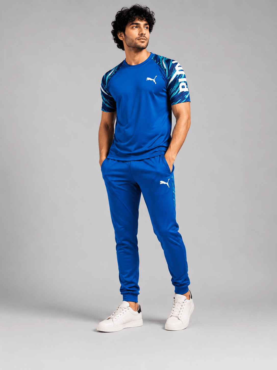 Men's Zinc Firozi Dry Fit Tracksuit Set