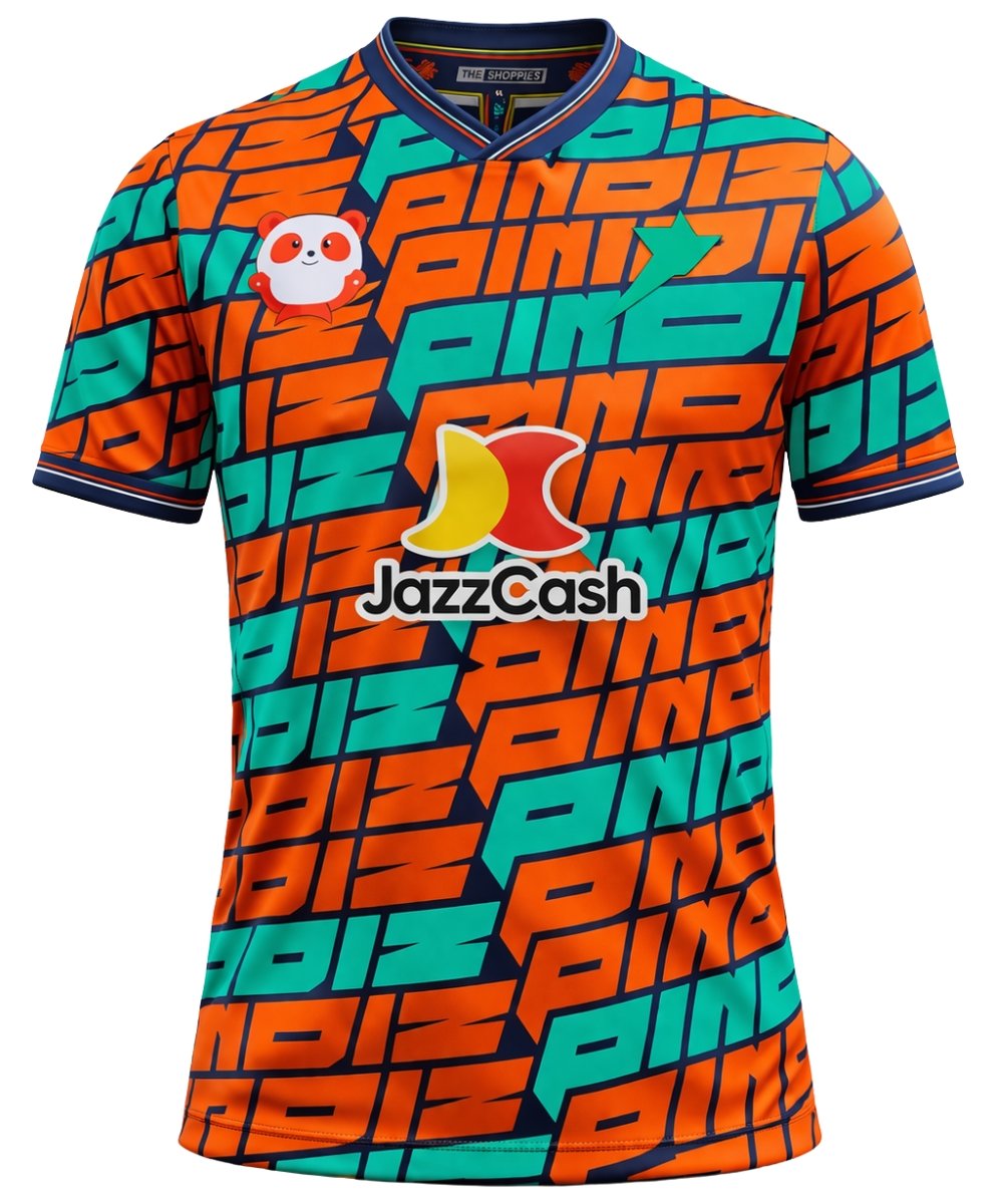 Rawalpindi Pindiz Training Jersey 2026 | PSL Cricket Fan Shirt
