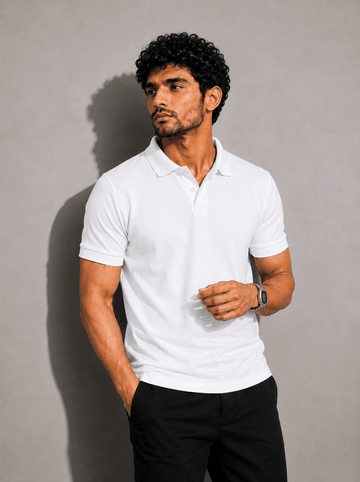 The White Polo — Crisp. Clean. Undefeated.